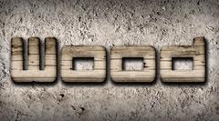 Wood Text Effects - Weathered Woods